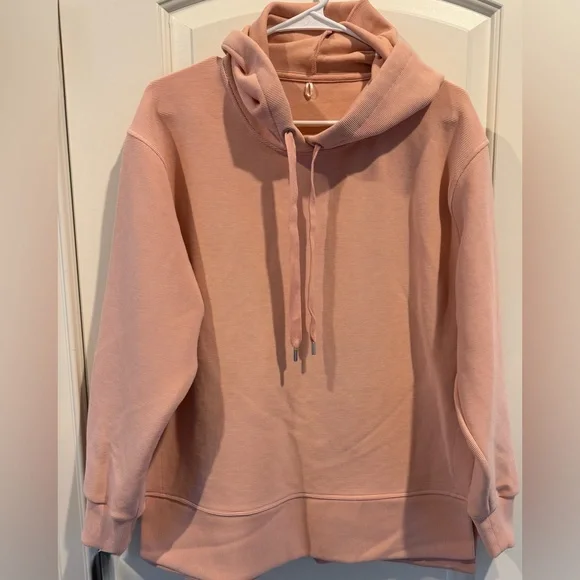 CALIA by Carrie Underwood Blush Pink Ottoman Hoodie - Picture 1 of 5